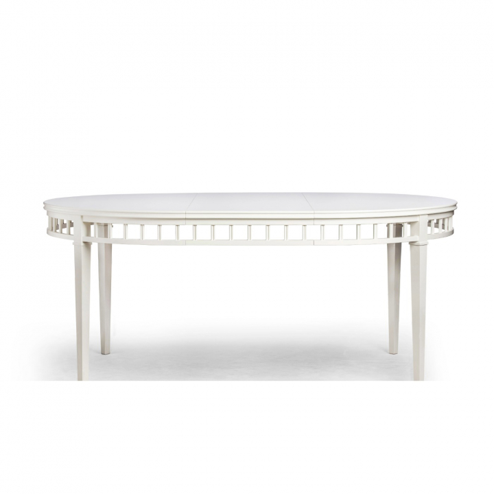 DINING TABLE ELIN WHITE OVAL CARLSHAGA in the group TURN-OF-THE-CENTURY FURNITURE / DINING TABLE at Carlshaga Design AB (10-101-eu)