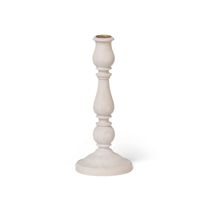 CANDLE HOLDER LOVISA STAINED BROWN CARLSHAGA in the group TURN-OF-THE-CENTURY INTERIOR / OLD-FASHIONED CHRISTMAS DECORATIONS at Carlshaga Design AB (50-725)