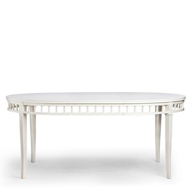 DINING TABLE ELIN WHITE OVAL CARLSHAGA