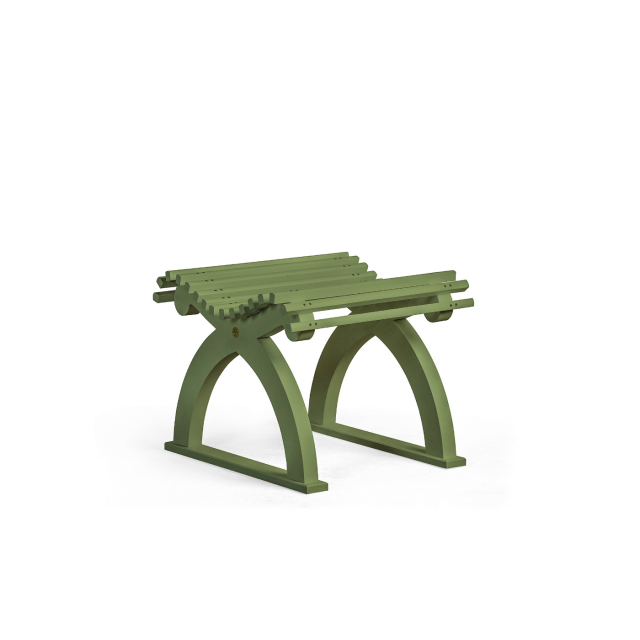 GARDEN STOOL GREEN CARLSHAGA