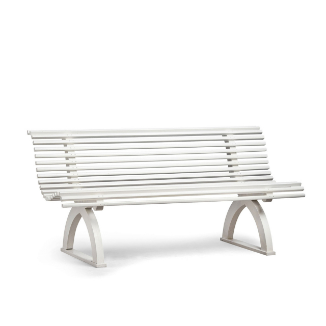 GARDEN BENCH ASTRID WHITE 170 CM CARLSHAGA