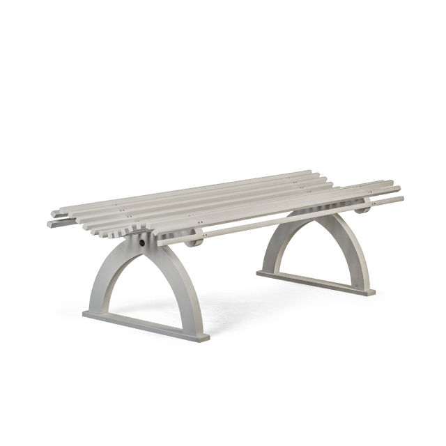 GARDEN BENCH ASTRID PEARL GREY 170 CM CARLSHAGA