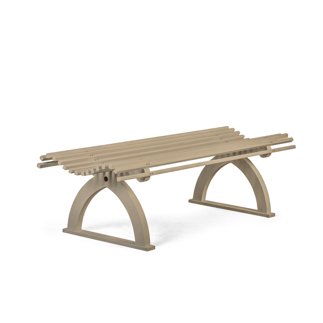 GARDEN BENCH ASTRID WHEAT GREY 170 CM CARLSHAGA