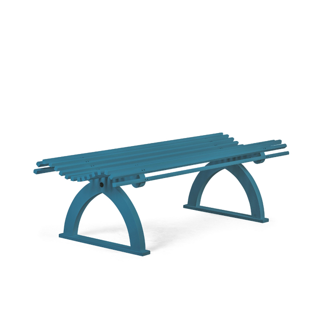 GARDEN BENCH ASTRID TRADITIONAL BLUE 170 CM CARLSHAGA