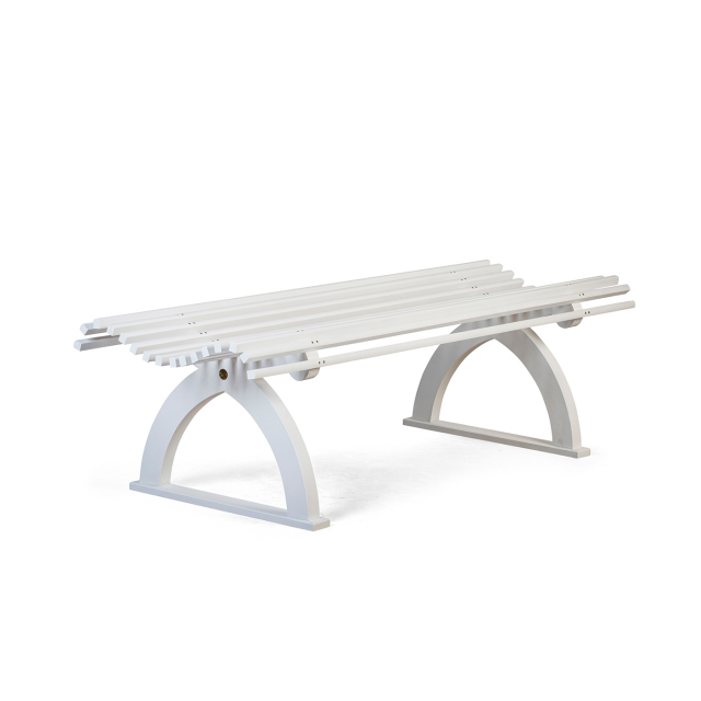 GARDEN BENCH ASTRID WHITE 170 CM CARLSHAGA