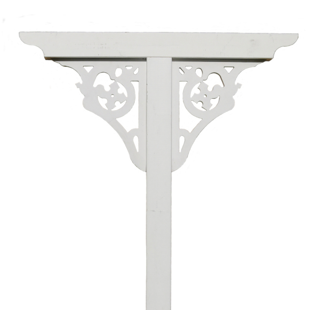 DRYING RACK EMMA WHITE WITH WOODWORK JOY CARLSHAGA INCL. GROUND FIXTURE