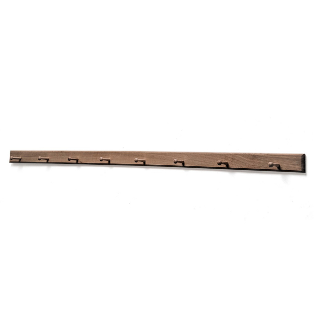 PEG RAIL AGNES OAK STAINED BROWN 160 CM CARLSHAGA