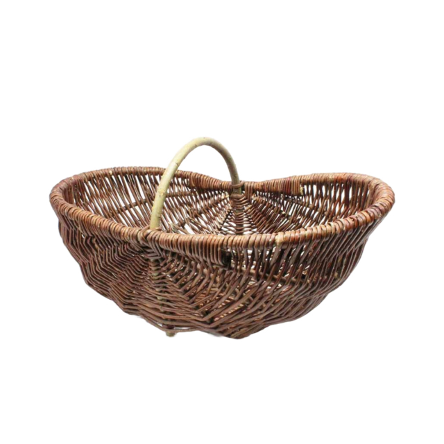 VEGETABLE BASKET IN WILLOW 56 CM