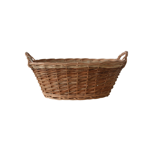 VINTAGE LAUNDRY BASKET IN WILLOW