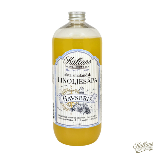 LINSEED SOAP SEA BREEZE, 1L, KÄLLANS NATURAL PRODUCTS