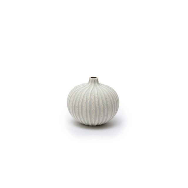 LINDFORM VASE BARI, M STONE STRIPE