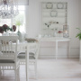 DINING SET ELIN WHITE 6 CHAIRS CARLSHAGA DINING SET ELIN WHITE 6 CHAIRS CARLSHAGA