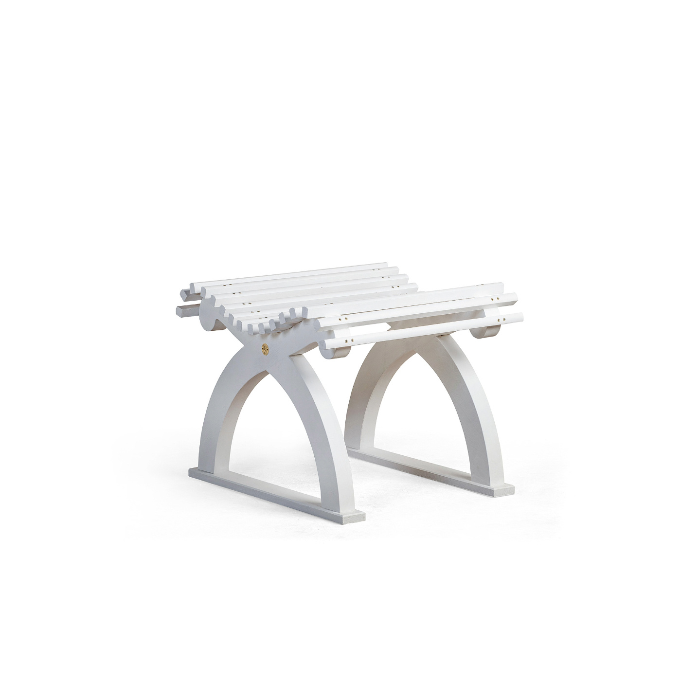GARDEN STOOL WHITE CARLSHAGA