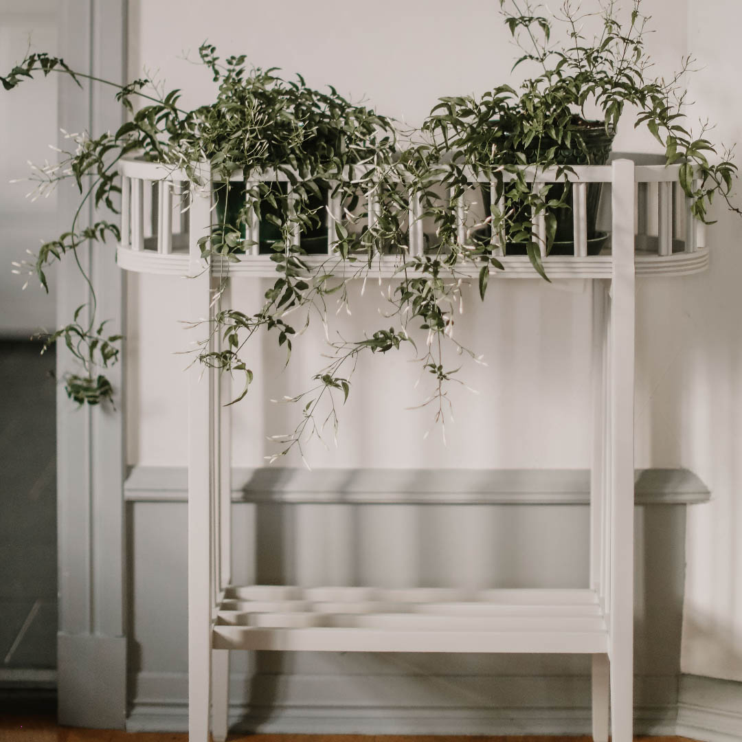 FLOWER TABLE ELLEN PEARL GREY CARLSHAGA