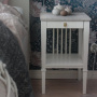 BEDSIDE TABLE ALMA LIMESTONE CARLSHAGA BEDSIDE TABLE ALMA LIMESTONE CARLSHAGA