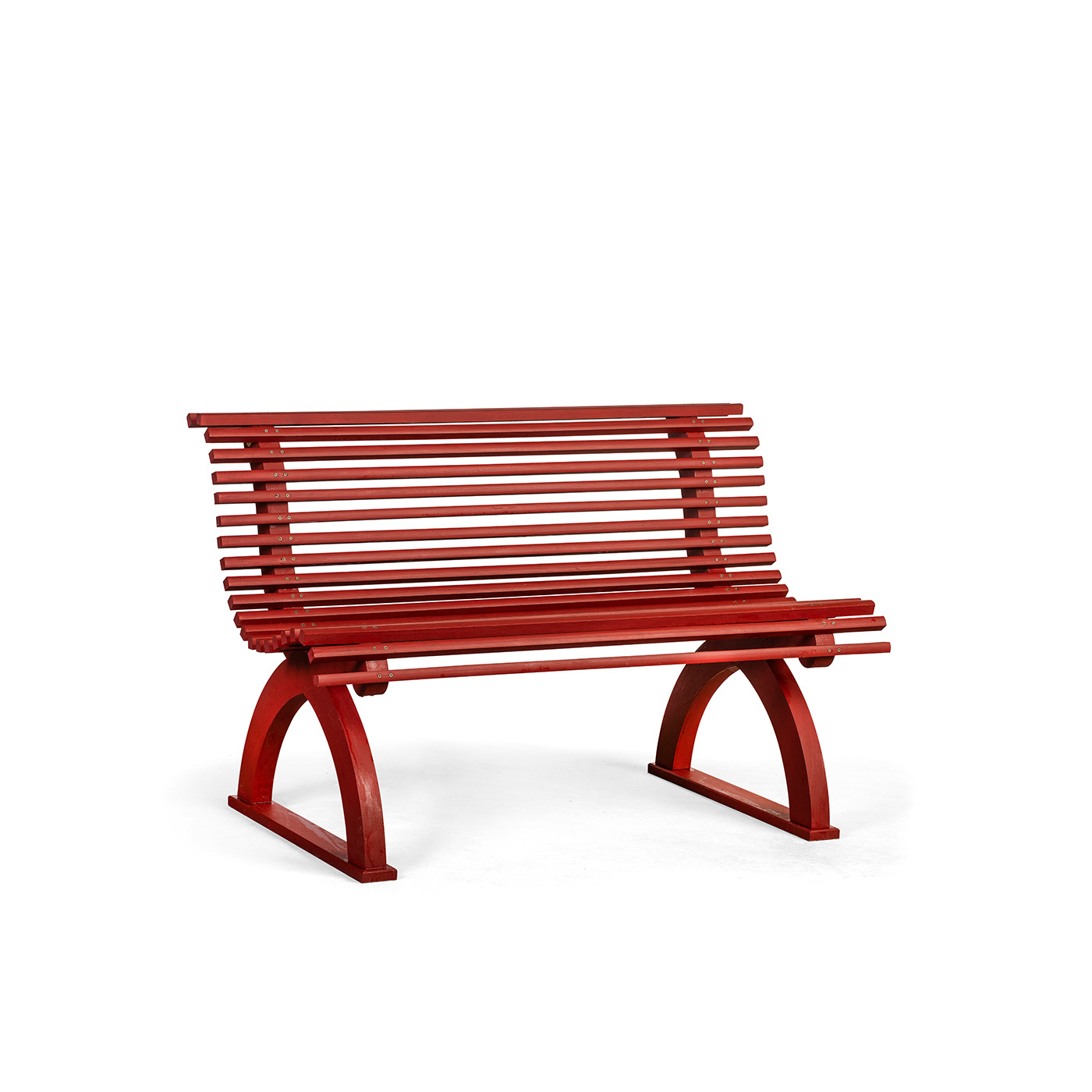 GARDEN BENCH ASTRID RED 125 CM CARLSHAGA