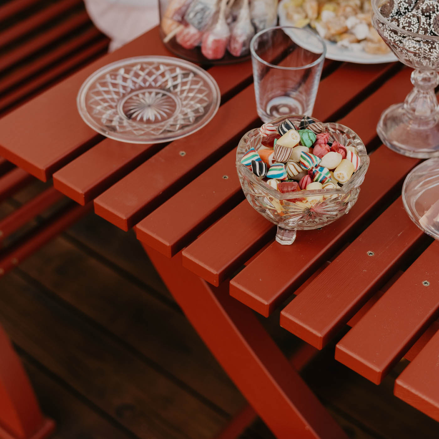 GARDEN TABLE ASTRID RED CARLSHAGA