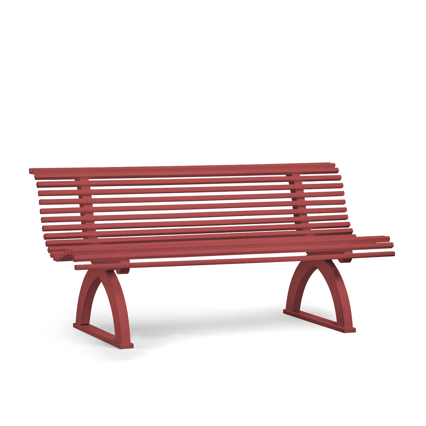 GARDEN BENCH ASTRID RED 170 CM CARLSHAGA