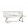GARDEN BENCH ASTRID WHITE 170 CM CARLSHAGA GARDEN BENCH ASTRID WHITE 170 CM CARLSHAGA