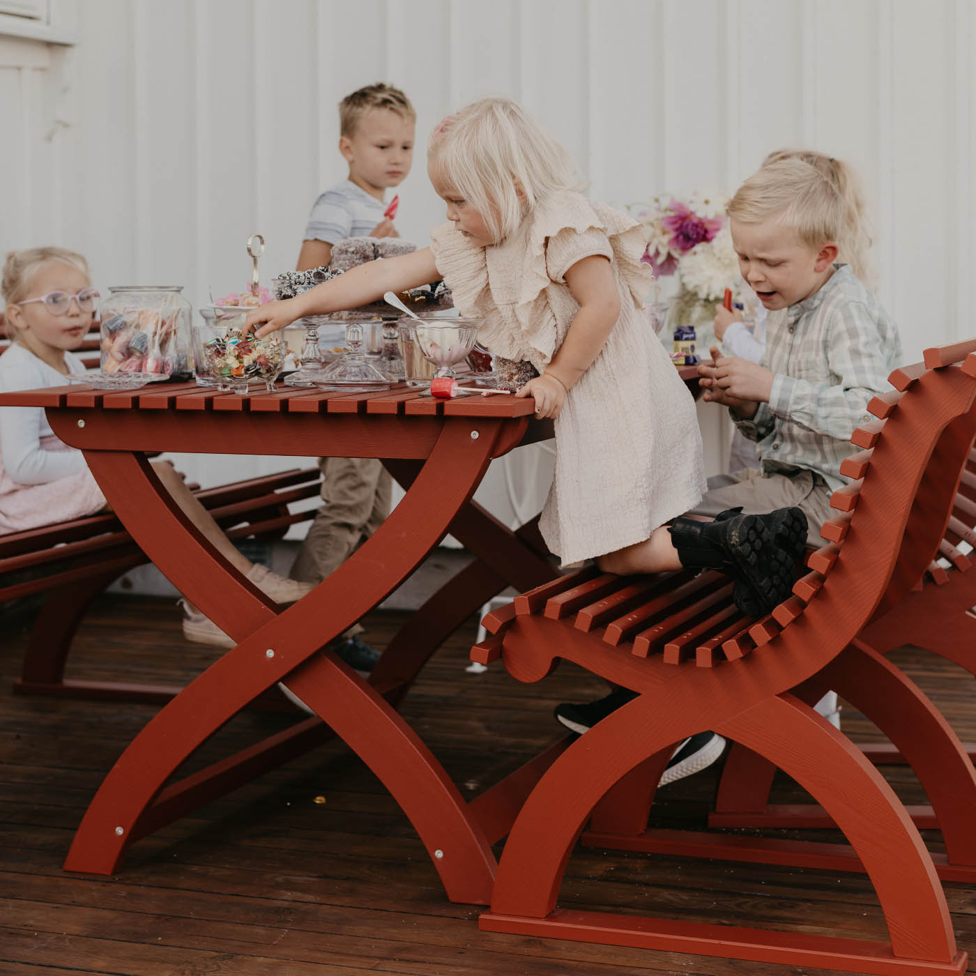 GARDEN CHAIR ASTRID RED CARLSHAGA