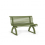GARDEN BENCH ASTRID GREEN 125 CM CARLSHAGA GARDEN BENCH ASTRID GREEN 125 CM CARLSHAGA