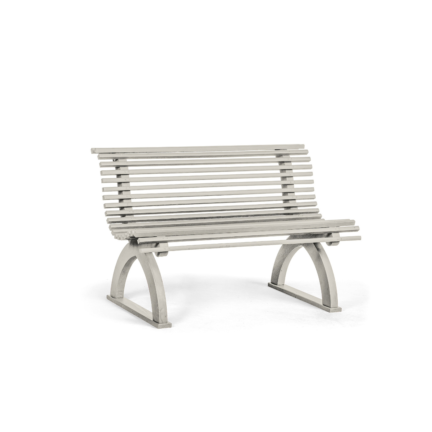GARDEN BENCH ASTRID PEARL GREY 125 CM CARLSHAGA