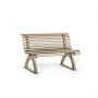 GARDEN BENCH ASTRID WHEAT GREY 125 CM CARLSHAGA GARDEN BENCH ASTRID WHEAT GREY 125 CM CARLSHAGA