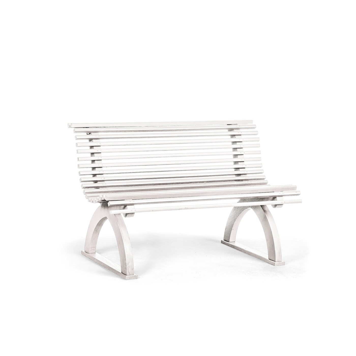 GARDEN BENCH ASTRID WHITE 125 CM CARLSHAGA