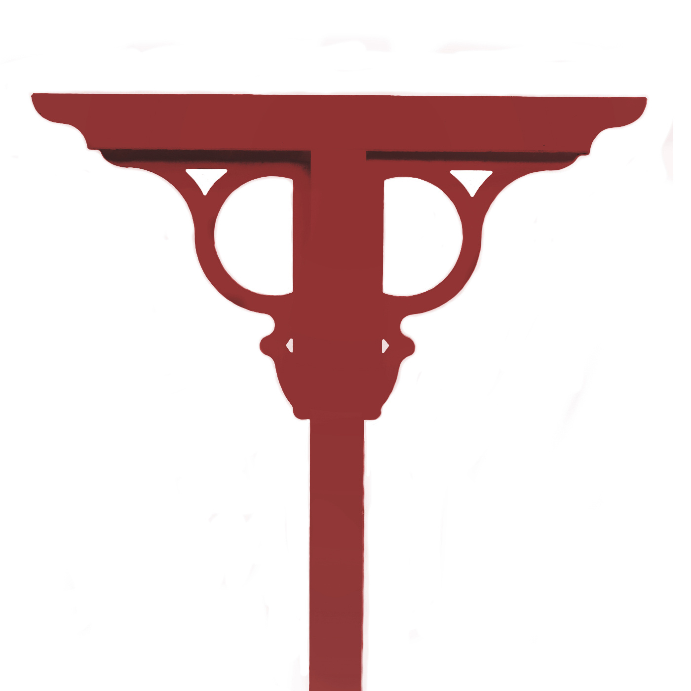 DRYING RACK MATHILDA RED WITH WOODWORK JOY CARLSHAGA INCL. GROUND FIXTURE