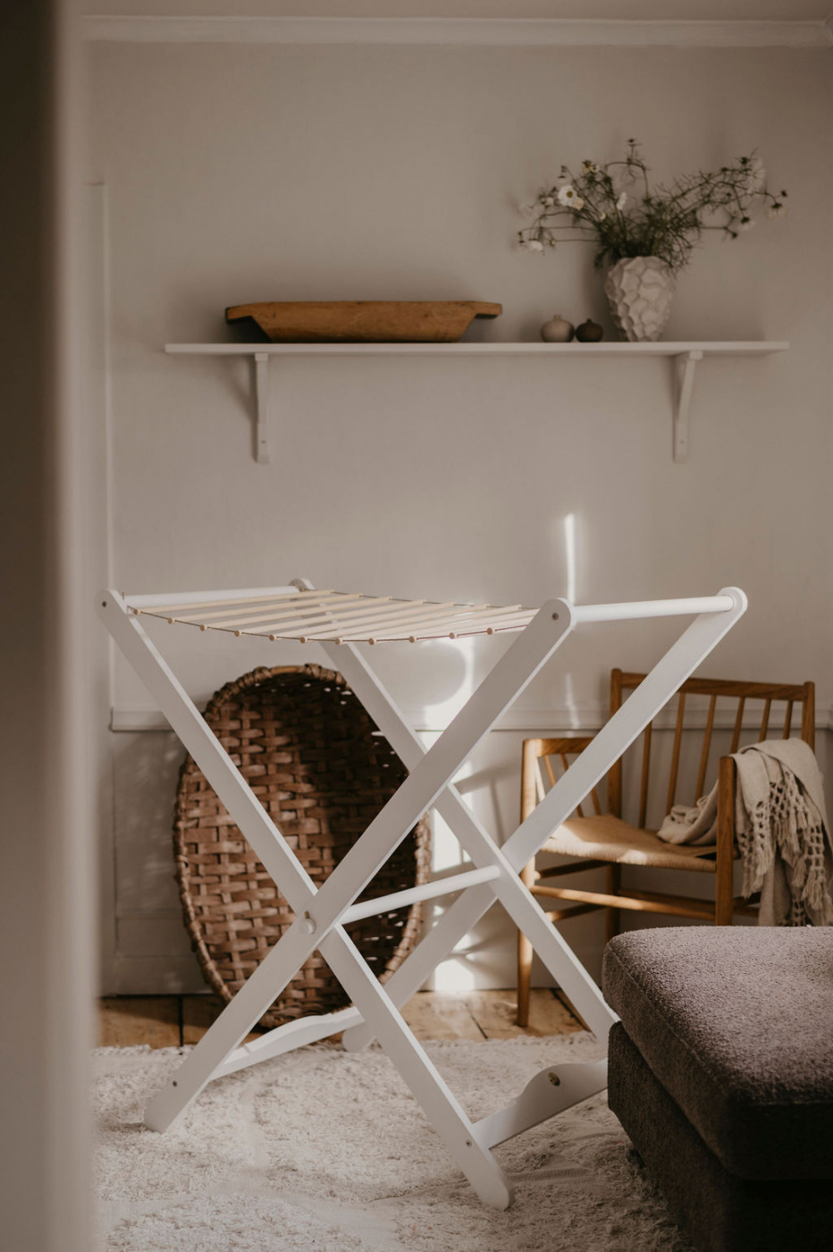 CARLSHAGA DRYING RACK SARA WHITE FOLDABLE