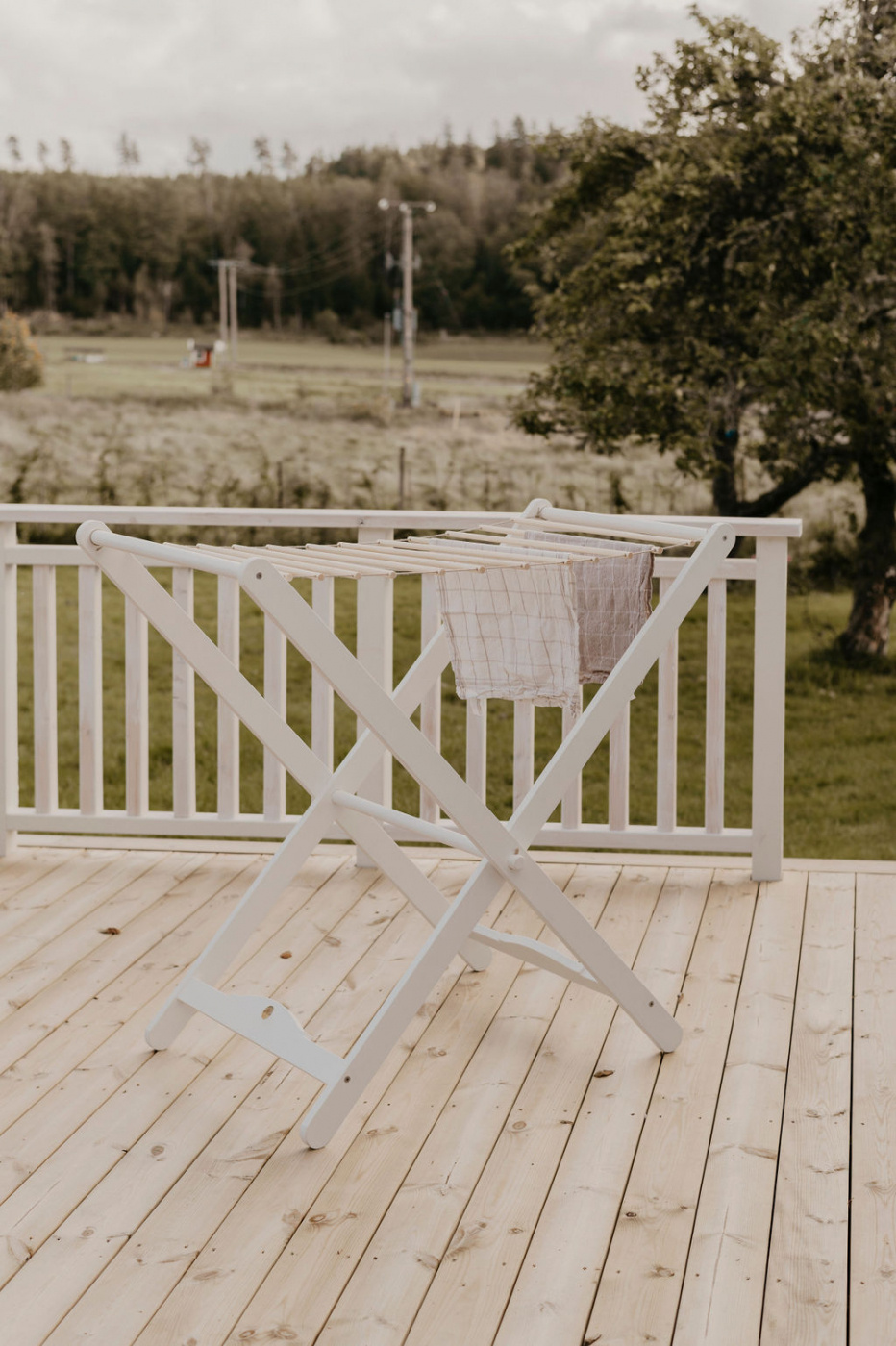 CARLSHAGA DRYING RACK SARA WHITE FOLDABLE