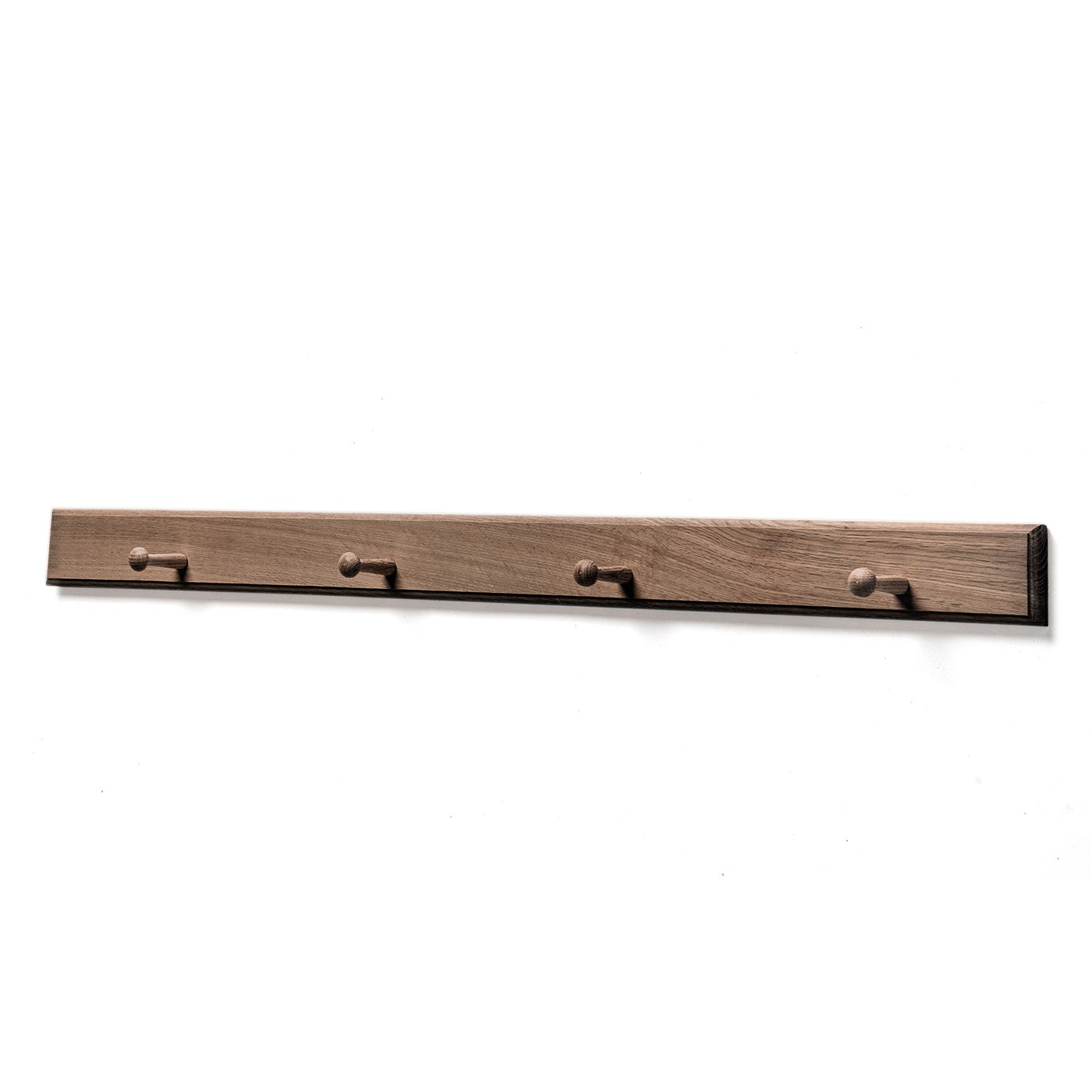PEG RAIL AGNES OAK STAINED BROWN 80 CM CARLSHAGA