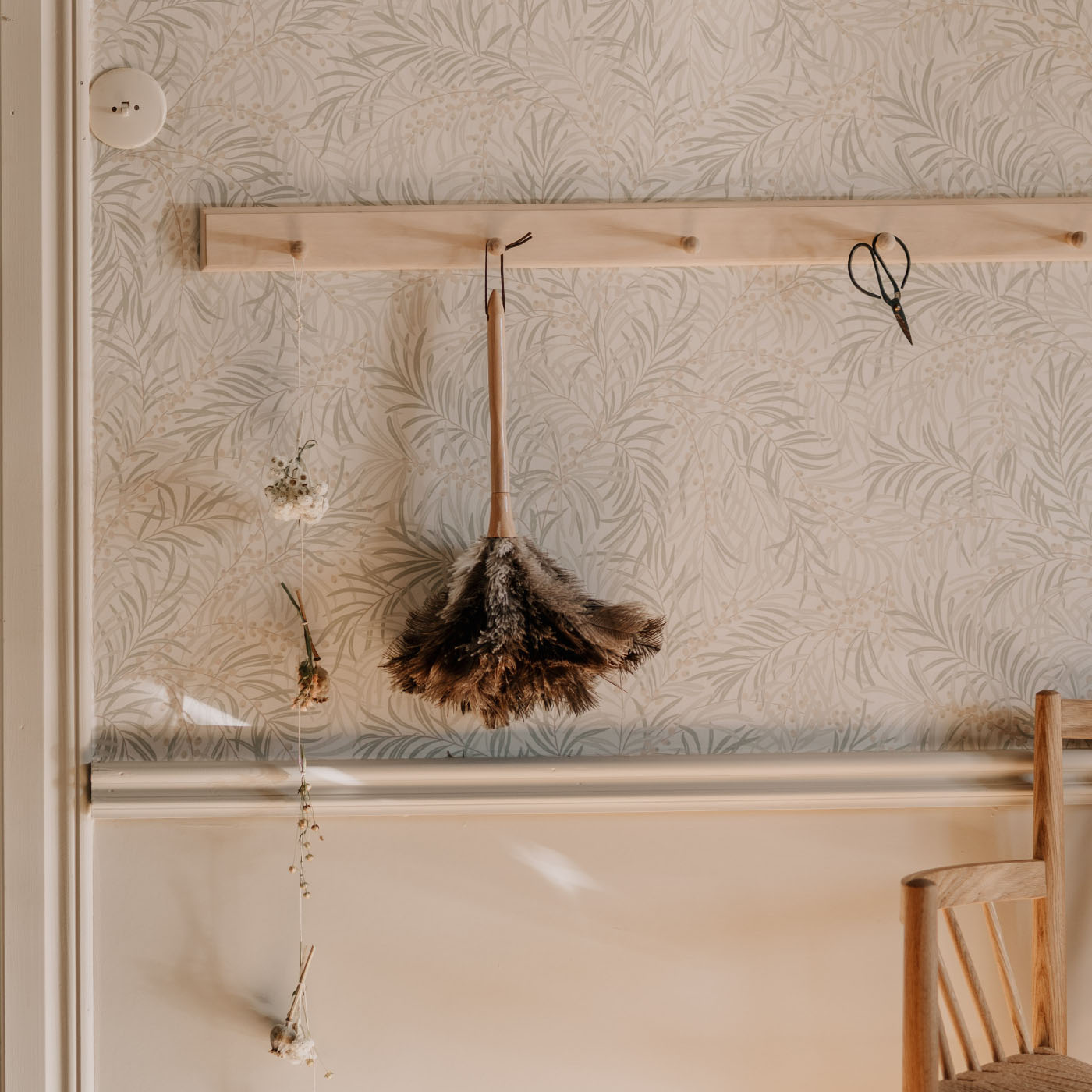 PEG RAIL AGNES BIRCH 120 CM CARLSHAGA