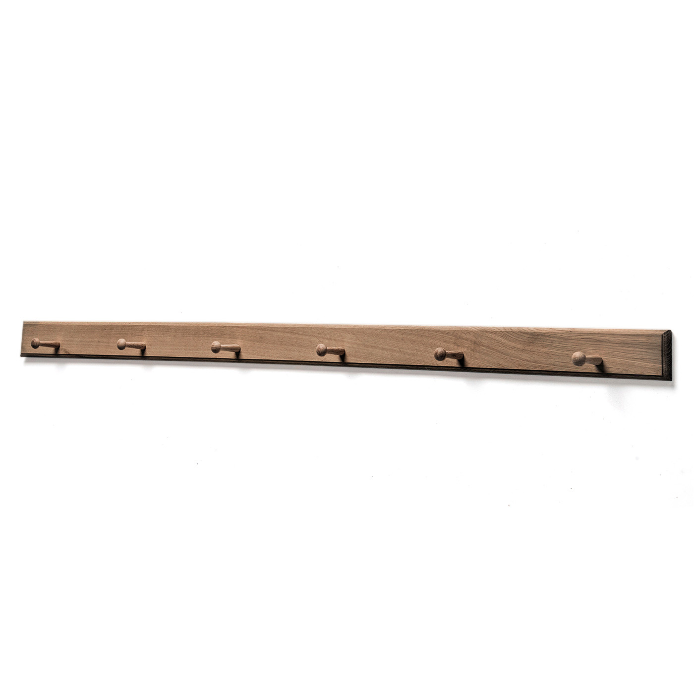 PEG RAIL AGNES OAK STAINED BROWN 120 CM CARLSHAGA