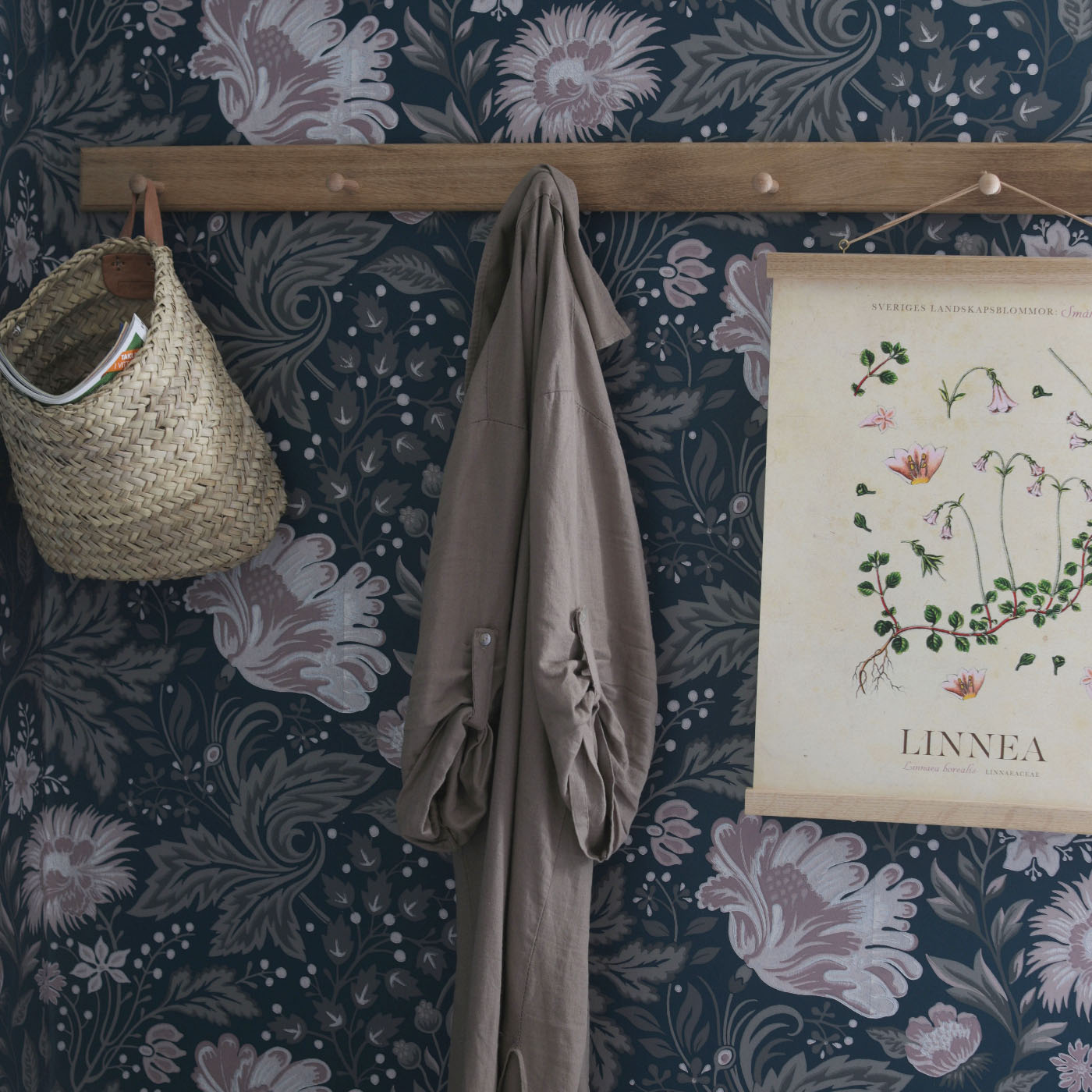 PEG RAIL AGNES OAK 120 CM CARLSHAGA