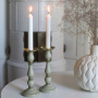 CANDLE HOLDER LOVISA TURN OF THE CENTURY JUGEND GREEN CARLSHAGA CANDLE HOLDER LOVISA TURN OF THE CENTURY JUGEND GREEN CARLSHAGA