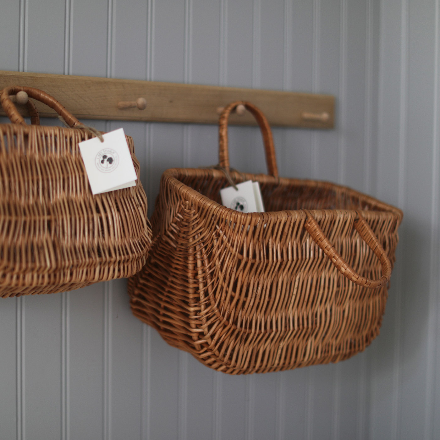 LARGE BASKET BAG IN WILLOW