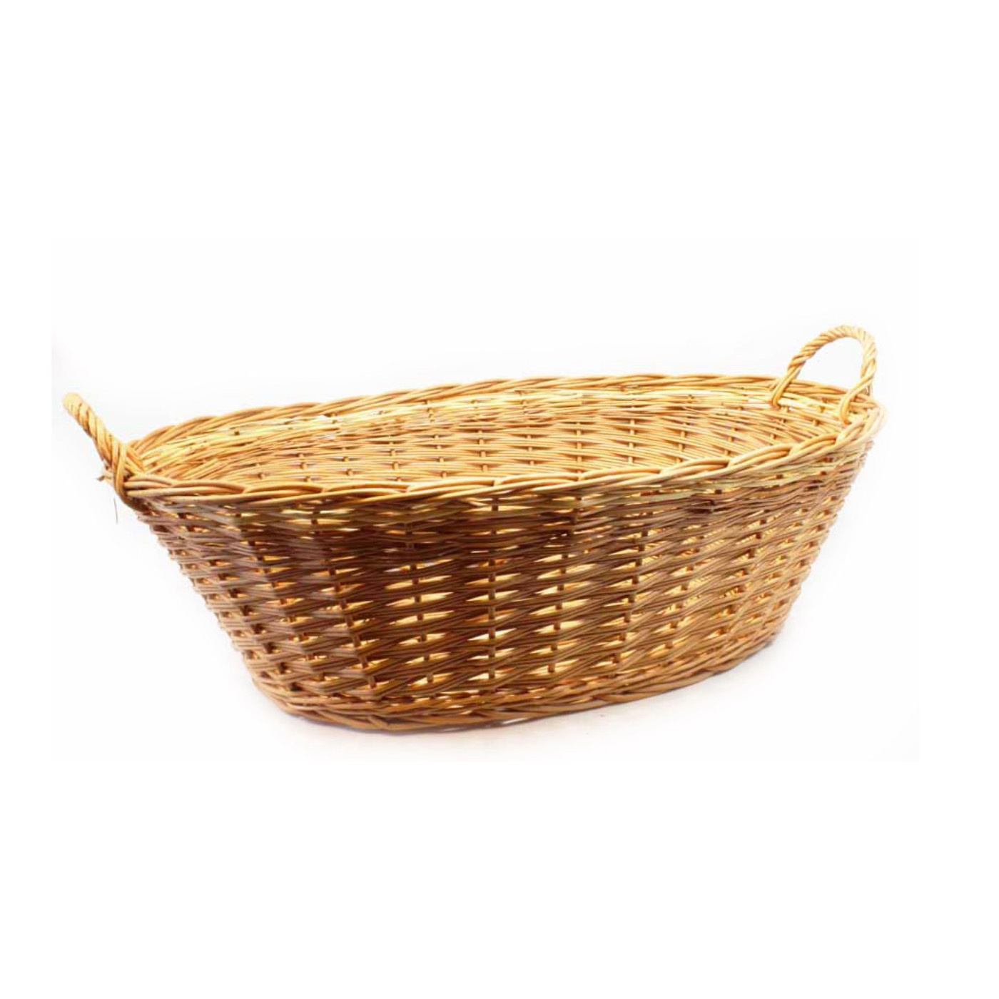 VINTAGE LAUNDRY BASKET IN WILLOW