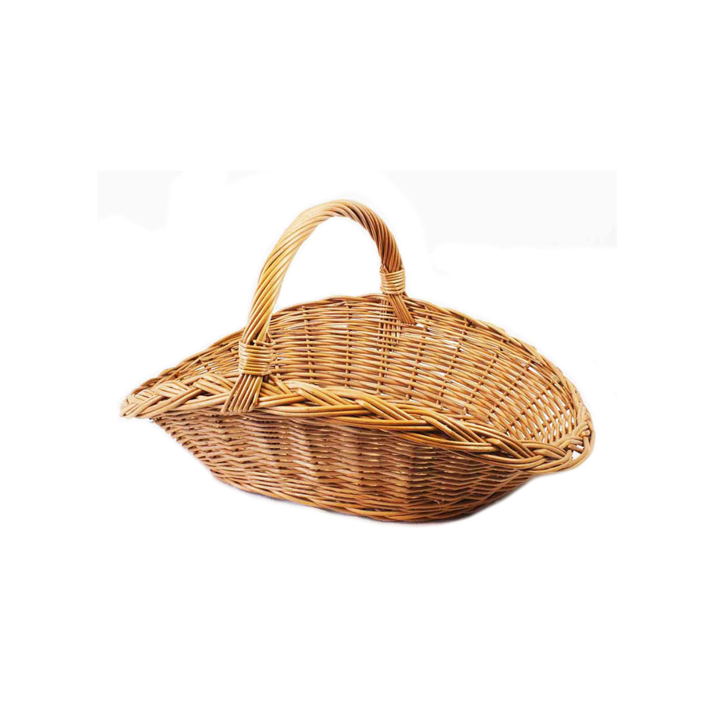 HARVEST BASKET IN WILLOW, SMALL