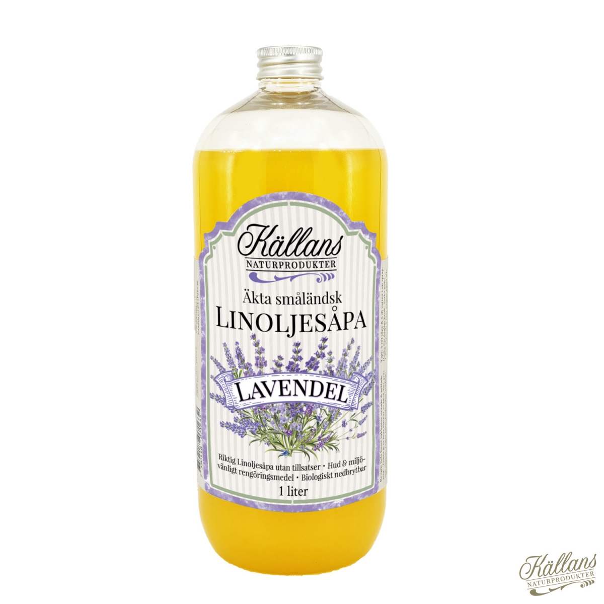 LINSEED SOAP LAVENDER 1 L, KÄLLANS NATURAL PRODUCTS