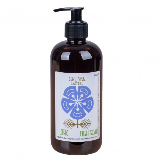 GRUNNE DISH SOAP LAVENDER, 0.5 LITERS