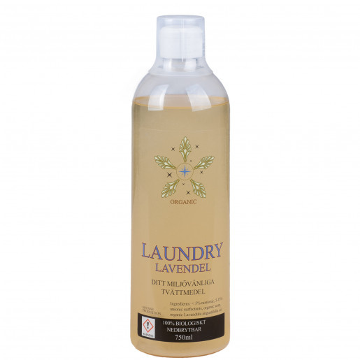 GRUNNE LAUNDRY, LAUNDRY DETERGENT LAVENDER, 0.75 LITERS
