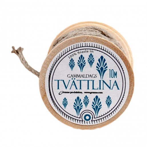 GRUNNE CLOTHESLINE IN LINEN, 10 METERS