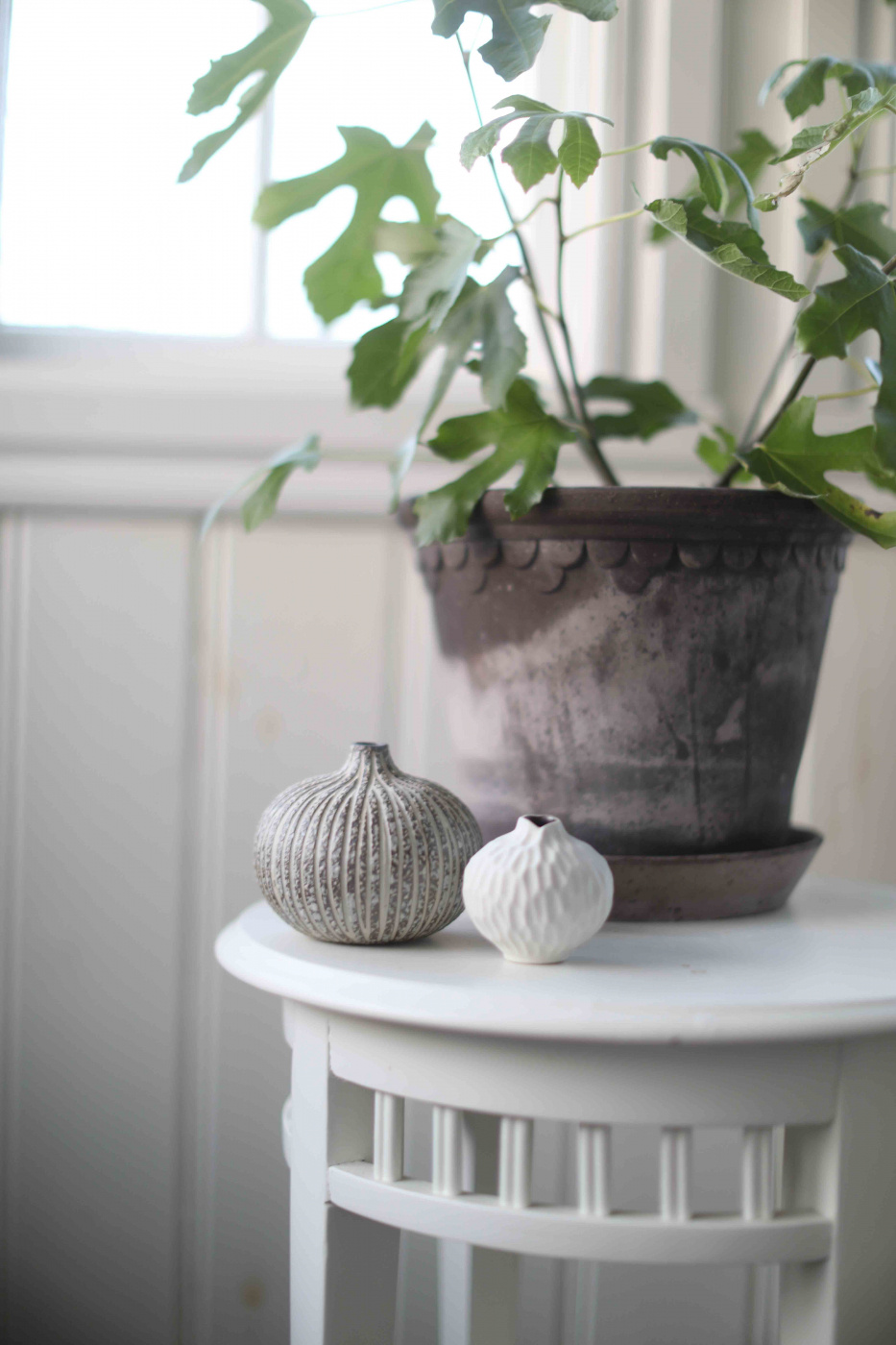 LINDFORM VASE BARI, L STONE