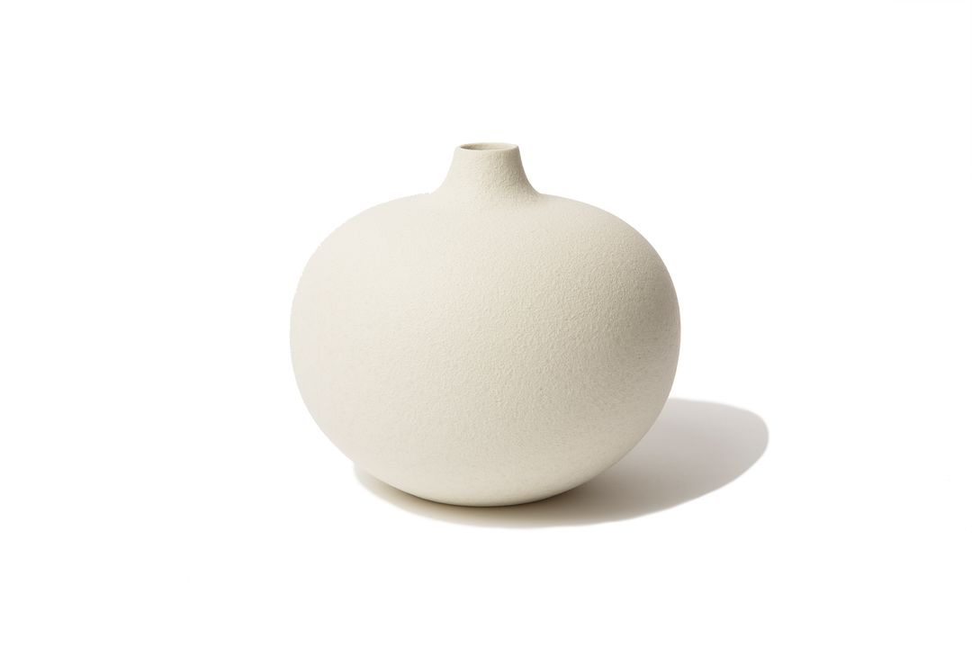 LINDFORM VASE BARI, XL CREAM WHITE